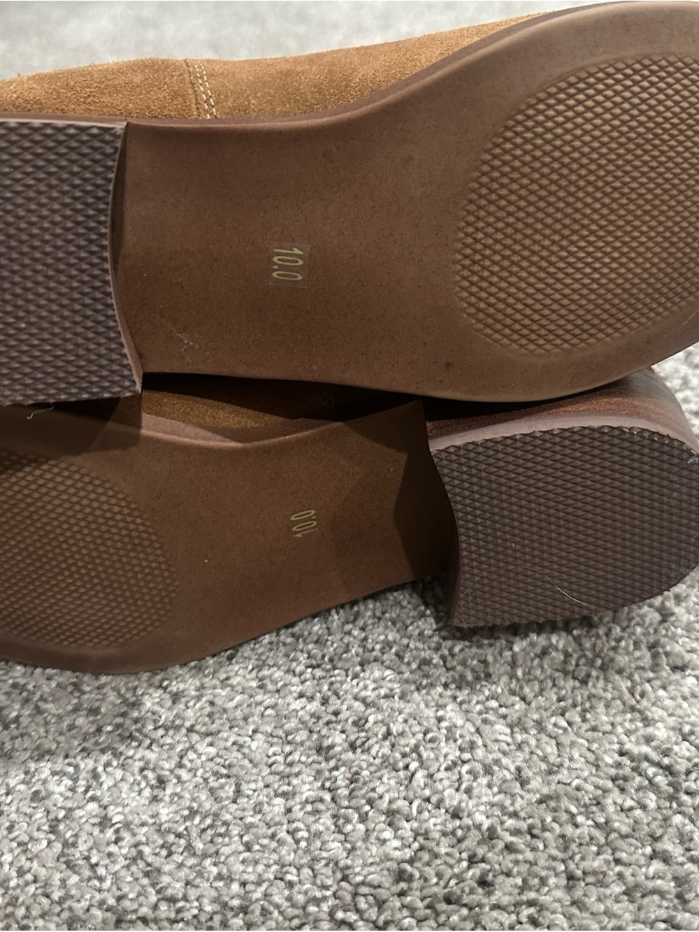 Steve Madden Women's Tan Suede Chelsea Booties - Picture 5 of 6